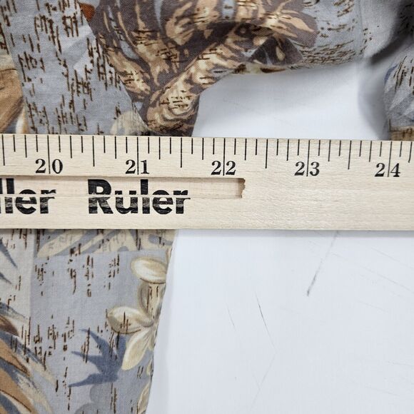 Tori Richard Shirt Mens Small Cotton Lawn Button Up Hawaiian Short Sleeve Floral - Picture 8 of 10